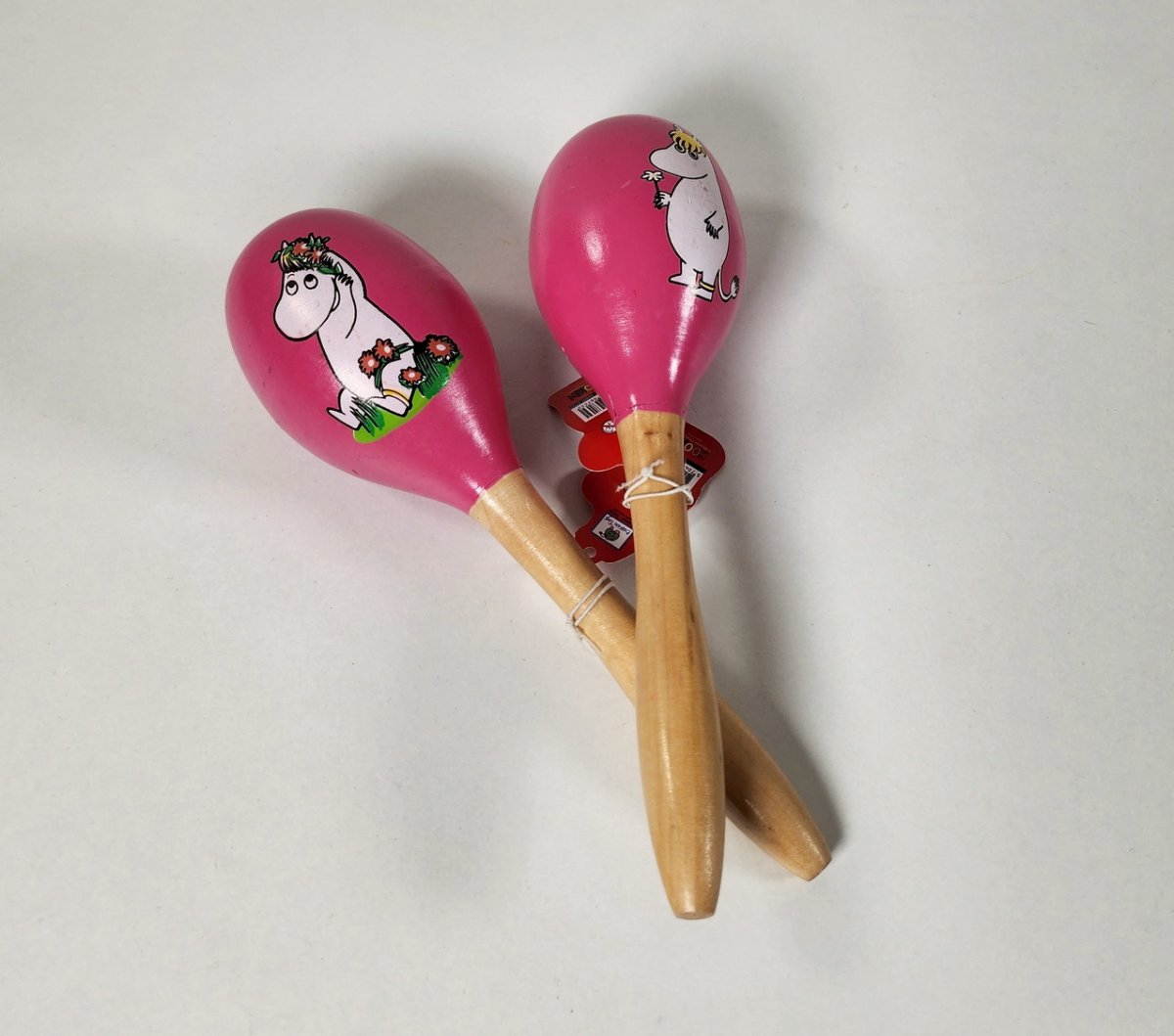 Musikinstrumenter til børn, 2 maracas stk. fremstillet i træ